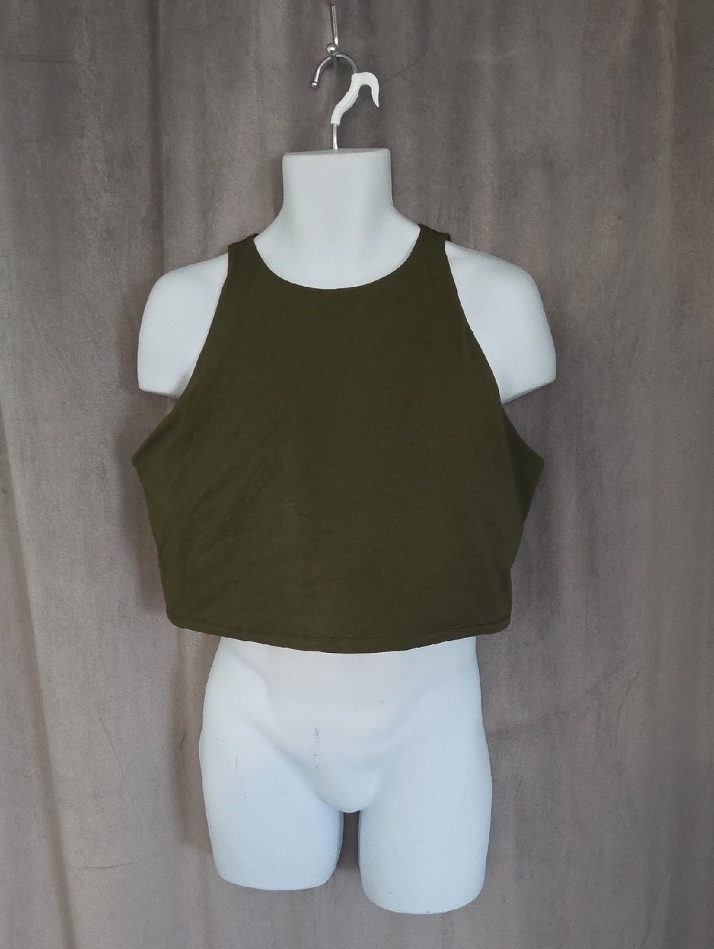 NWT XXL Old Navy Olive Green Sports Bra Powerchill